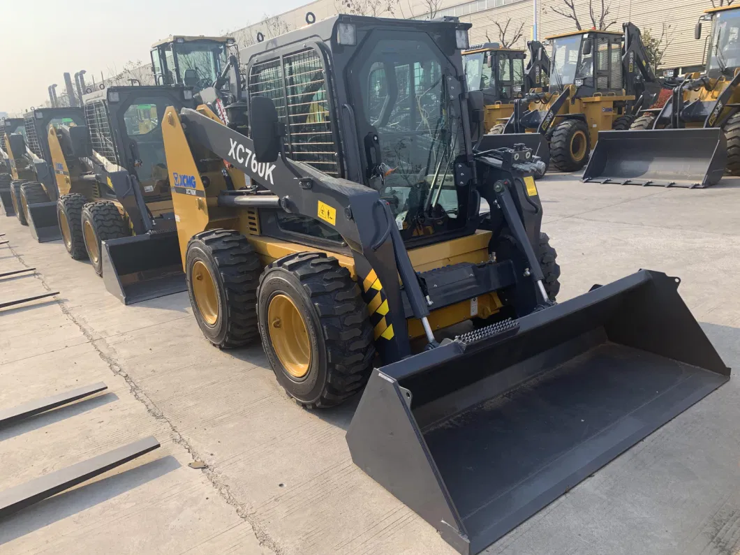 XCMG Mini Skid Steer Loader Xc760K Xc740K Multifunction Loader Skid Steer Price