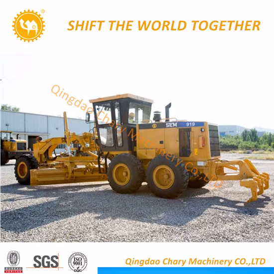 Sem919 190HP 건설 기계 모터 그레이더/도로 그레이더