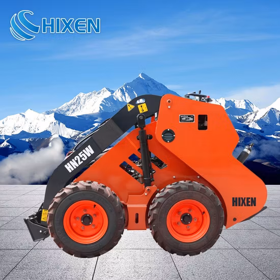고효율 및 성능 신뢰할 수 있는 품질로 판매되는 Hixen 브랜드의 새로운 핫 미니 판매 스키드 스티어 로더